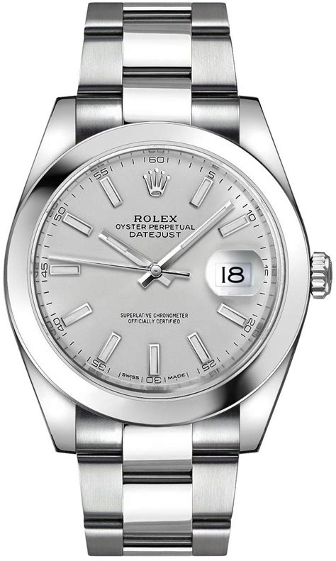 mens silver rolex watch|used rolex silver watches.